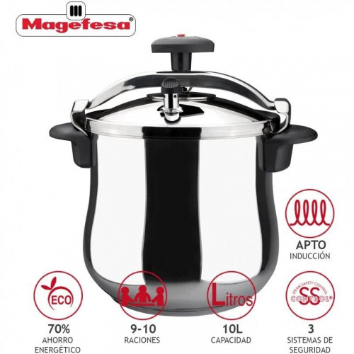 Magefesa Star Bombeada Olla a Presión 10L