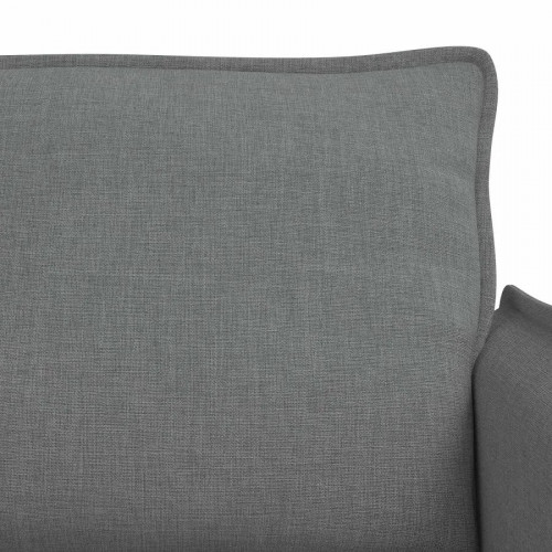 Maison exclusive juego de sofá 2 uds. gris oscuro tela