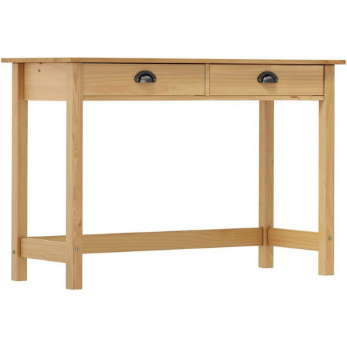 Maison Exclusive Mesa consola Hill con 2 cajones madera pino 110x45x74 cm