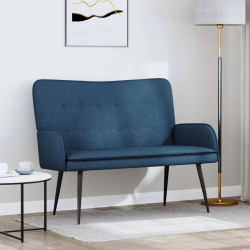 Maison Exclusive - Sofá de 2 Plazas Azul 115 X 61 X 87 cm Tela