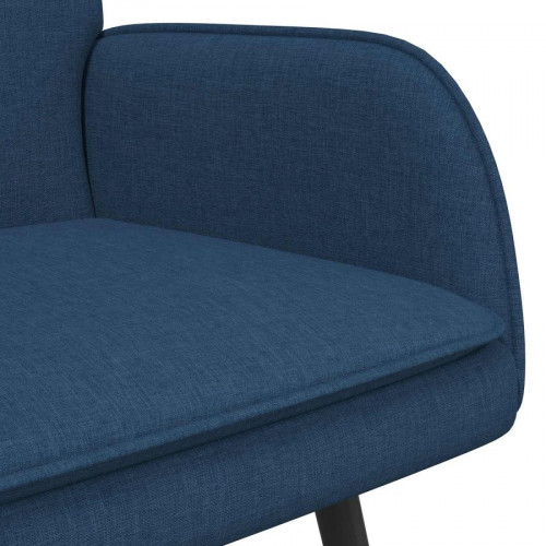 Maison Exclusive - Sofá de 2 Plazas Azul 115 X 61 X 87 cm Tela