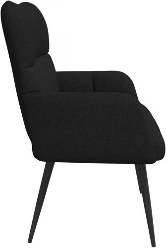 Maison Exclusive - Sofá de 2 Plazas Negro 115 X 61 X 87 cm Tela