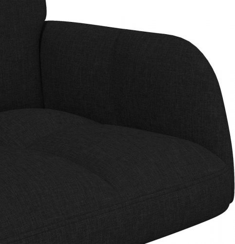 Maison Exclusive - Sofá de 2 Plazas Negro 115 X 61 X 87 cm Tela