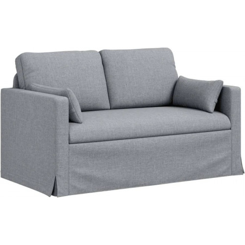 Maison exclusive sofá gris claro 139 x 78 x 80 cm tela