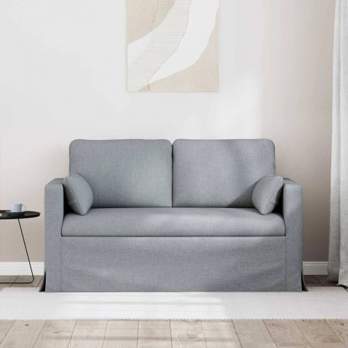 Maison exclusive sofá gris claro 139 x 78 x 80 cm tela