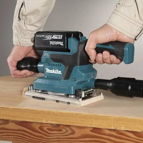 Makita DBO380RTJ Lijadora Orbital BL 18V LXT 93x185mm 5Ah 2