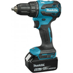 Makita DDF490RTJ Taladro atornillador LXT 18 V incl. 2 x 5,0Ah y cargador rápido en Mbox