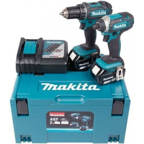 Makita DLX2131TJ Combi Kit, 18 V