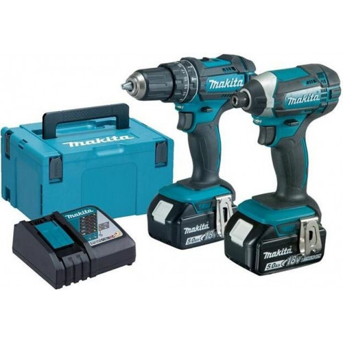 Makita DLX2131TJ Combi Kit, 18 V