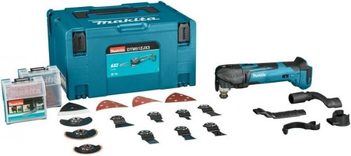 Makita DTM51ZJX3 Multiherramienta oscilante 18V 20 accesorios sin Batería