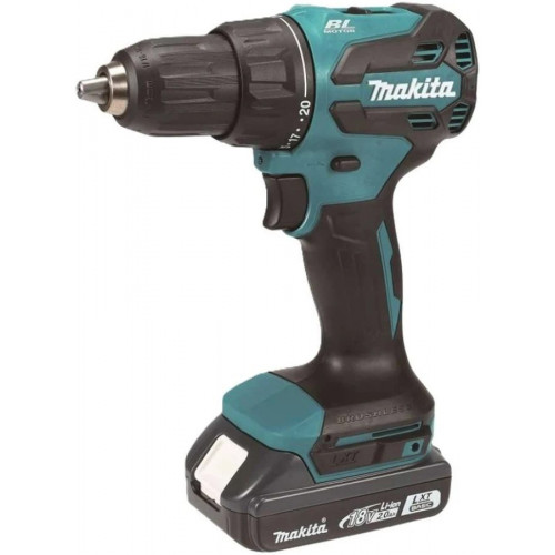 Makita Taladro percutor inalámbrico 18v 2 baterías 2,0 Li-ion