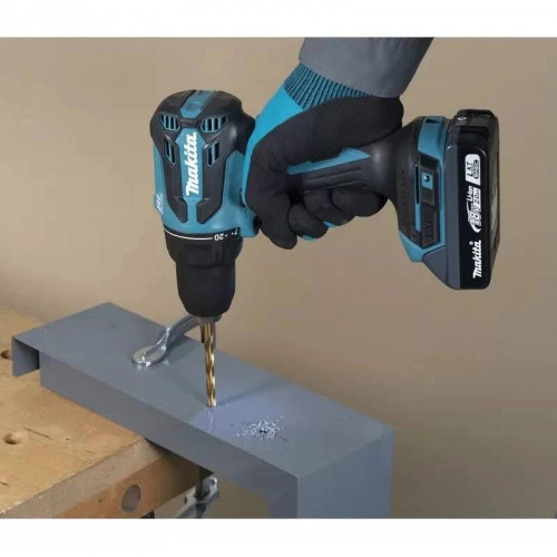 Makita Taladro percutor inalámbrico 18v 2 baterías 2,0 Li-ion