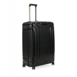 Maleta trolley grande polipropileno doble frame 75,5 cms 5,5 kg. Negro