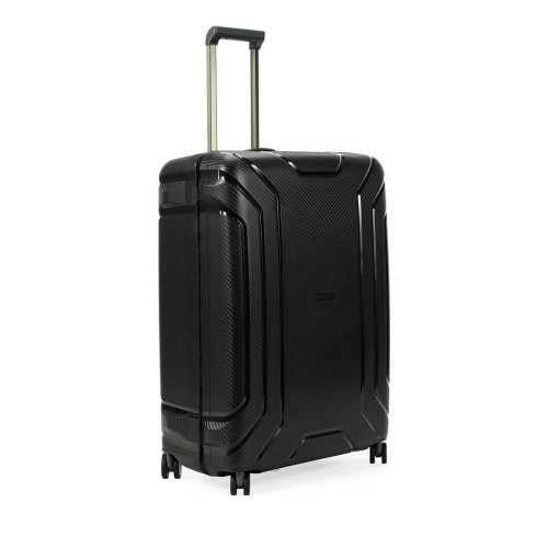 Maleta trolley grande polipropileno doble frame 75,5 cms 5,5 kg. Negro