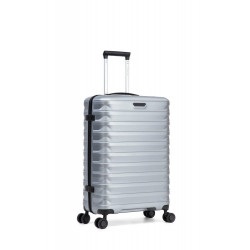 Maleta trolley grande polipropileno revesrse zipper 77 cms 3,4 kg. Gris claro