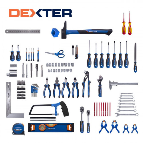 Maletín herramientas DEXTER - 150 piezas