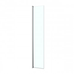 Mampara de ducha pivotante transparente 40 cm cromado Calia Cooke & Lewis