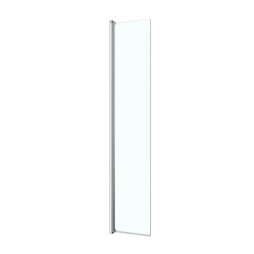 Mampara de ducha pivotante transparente 40 cm cromado Calia Cooke & Lewis