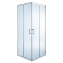 Mampara de ducha rectangular transparente 190x100x70cm onega