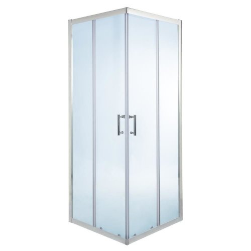 Mampara de ducha rectangular transparente 190x100x70cm onega