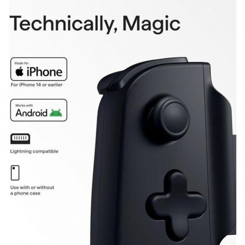 Mando Backbone One PlayStation V2 con Cable Lightning para iPhone Negro