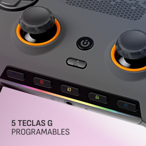 Mando SCUF Envision HE Wireless Blanco Sticks Hall Effect RGB Macros PC Gris