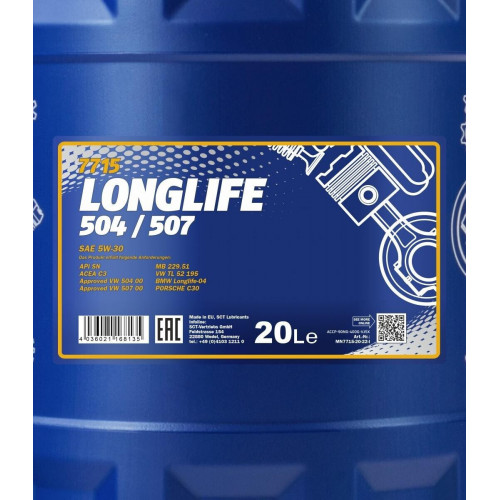 Mannol Longlife 504/507 5W-30 7715