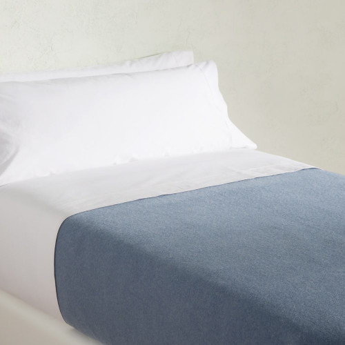 Manta de cama pura lana virgen Princess EuroVolter Azul
