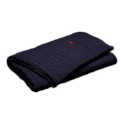 Manta decorativa Cable Ralph Lauren Home Azul marino