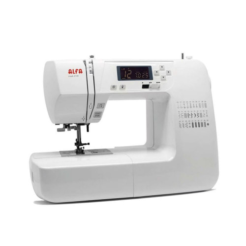 Máquina de coser Alfa A2130 con 30 puntadas Blanco