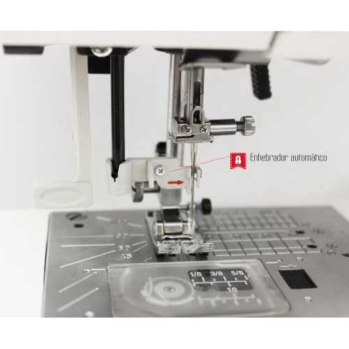 Máquina de coser Alfa A2130 con 30 puntadas Blanco