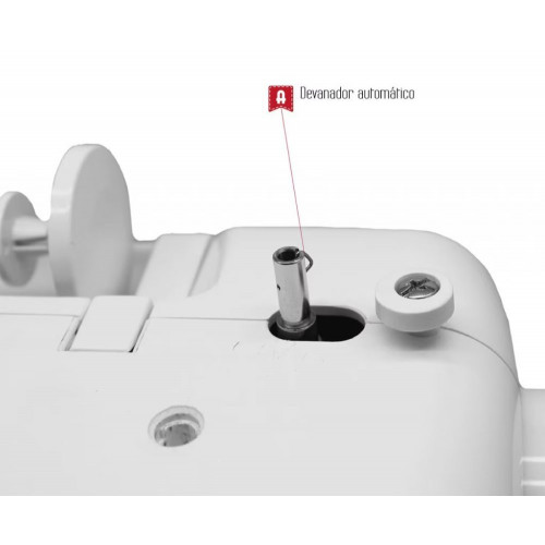 Máquina de coser Alfa A2130 con 30 puntadas Blanco