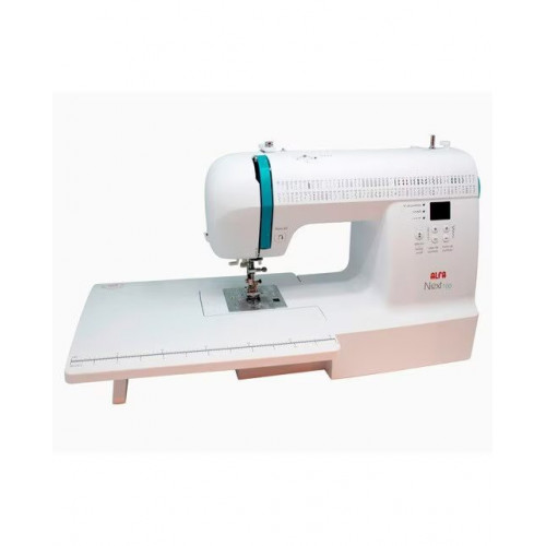 Máquina de coser Alfa Next 100 con mesa de extensión