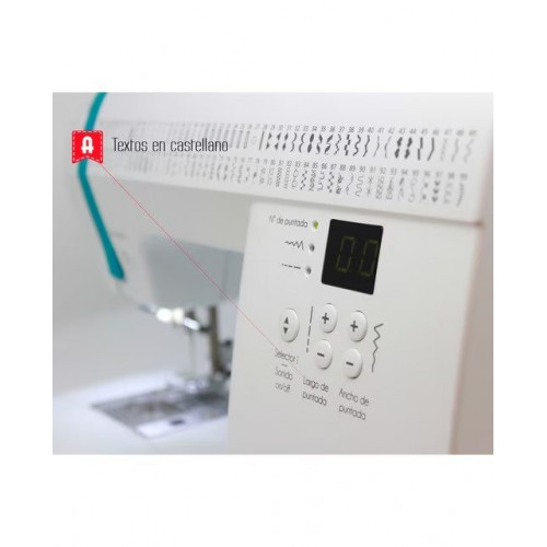 Máquina de coser Alfa Next 100 con mesa de extensión