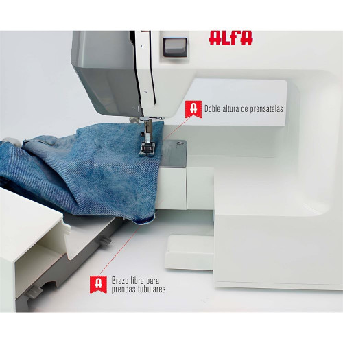 Máquina de coser Alfa Next 830+ Blanco
