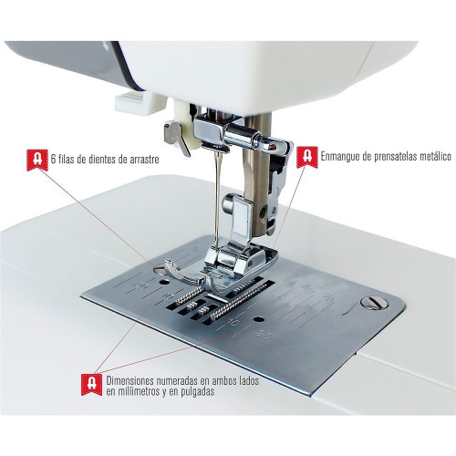Máquina de coser Alfa Next 830+ Blanco