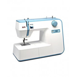 Máquina de coser Alfa Style30 con 19 puntadas. . Blanco / Azul