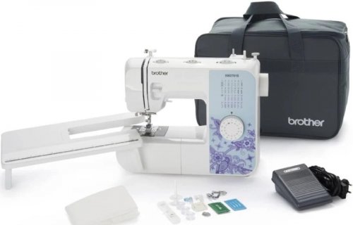 Máquina de Coser Brother Xm2701s con mesa extensible y bolsa xm2701sp
