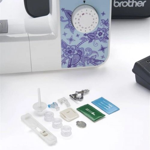 Máquina de Coser Brother Xm2701s con mesa extensible y bolsa xm2701sp