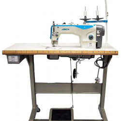 Máquina de coser industrial Jack F4 recta 550W para telas livianas y medianas