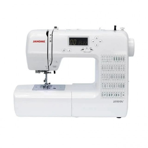 Máquina de coser recta Janome Alta Gama 1050DC portable blanca 100V