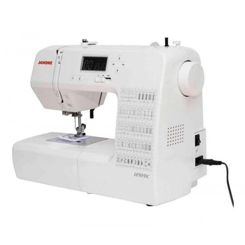 Máquina de coser recta Janome Alta Gama 1050DC portable blanca 100V