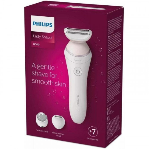 Maquinilla de afeitar Philips Lady Shaver Series 8000 BRL176/00 inalámbrica rosa