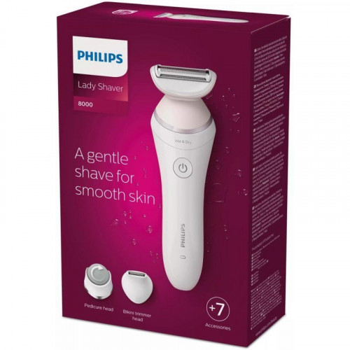 Maquinilla de afeitar Philips Lady Shaver Series 8000 BRL176/00 inalámbrica rosa