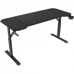 Mars Gaming MGD-ERGO140 Mesa Altura Ajustable 3 Posiciones Ergonómica Alfombrilla 140x60cm Negro