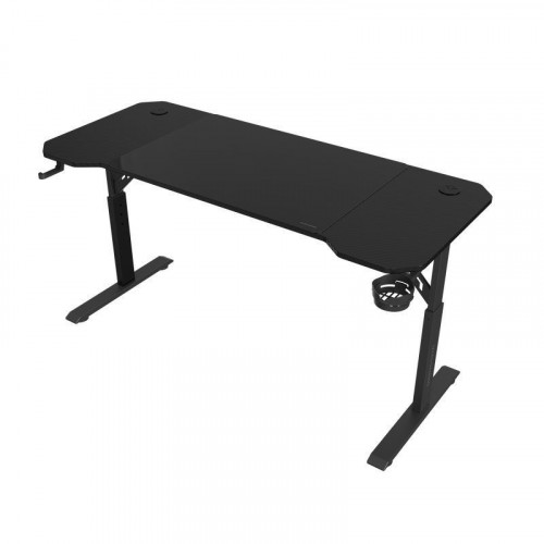 Mars Gaming MGD-ERGO140 Mesa Altura Ajustable 3 Posiciones Ergonómica Alfombrilla 140x60cm Negro
