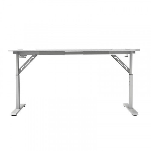 Mars Gaming MGD-ERGO140 Mesa Altura Ajustable 3 Posiciones Ergonómica Alfombrilla 140x60cm Blanco