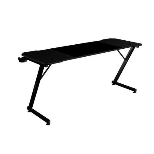 Mars Gaming MGD-X160 Mesa Ergonómica Alfombrilla XXL Soporte Auriculares y Bebida 160x60cm Negro
