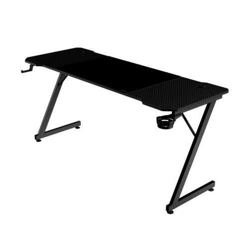 Mars Gaming MGD-X160 Mesa Ergonómica Alfombrilla XXL Soporte Auriculares y Bebida 160x60cm Negro