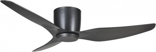 Martec Ventilador de techo Flush Negro